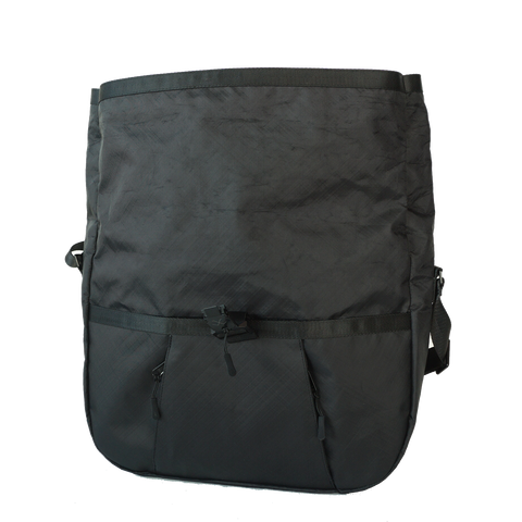 OriGinaLe XTAC Roll-Top Hobo Bag Black