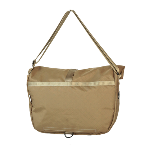 XTAC Gold roll-top hobo bag featuring ECOPAK sailcloth and Fidlock closure, designed by Obbi Good Label