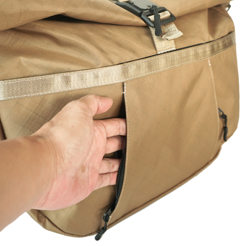 OriGinaLe XTAC Roll-Top Hobo Bag Gold