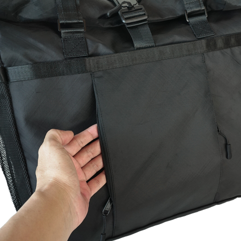 OriGinaLe XTAC Roll-Top Tote Bag Black