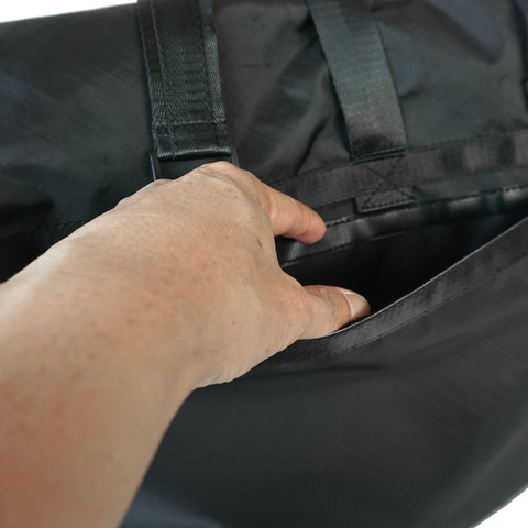 OriGinaLe XTAC Roll-Top Tote Bag Black