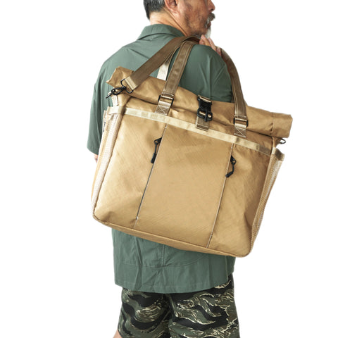 OriGinaLe XTAC Roll-Top Tote Bag Gold
