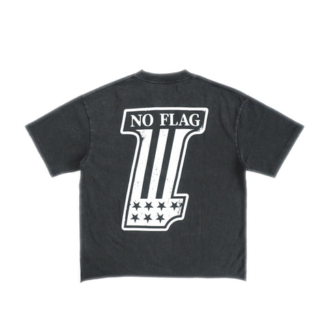 HGS No Flag Vintage Boxy Tee vintage black distressed oversized back graphic