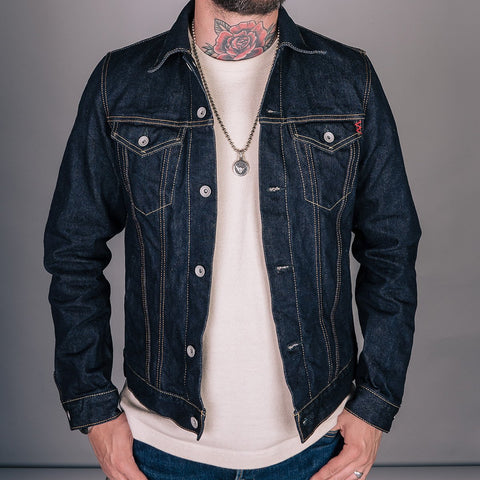 14oz Selvedge Denim Modified Type III Jaket IH-526J-142 - Indigo