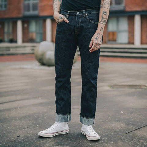 16oz Slubby Selvedge Denim Super Slim Cut Jeans IH555S-SLB - Indigo