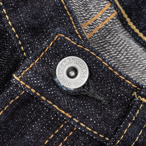 16oz Slubby Selvedge Denim Super Slim Cut Jeans IH555S-SLB - Indigo