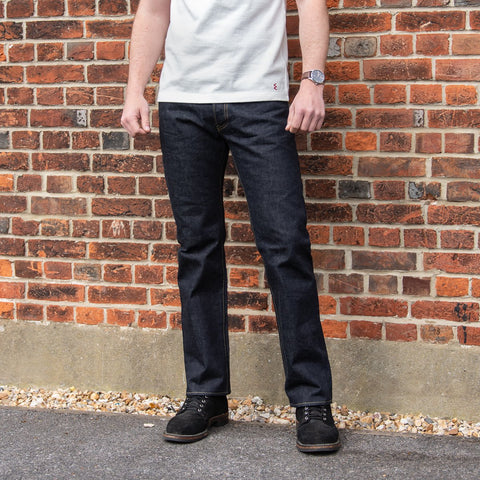 Seluar Jeans Potongan Lurus Denim Selvedge 14oz IH634S-142 - Indigo