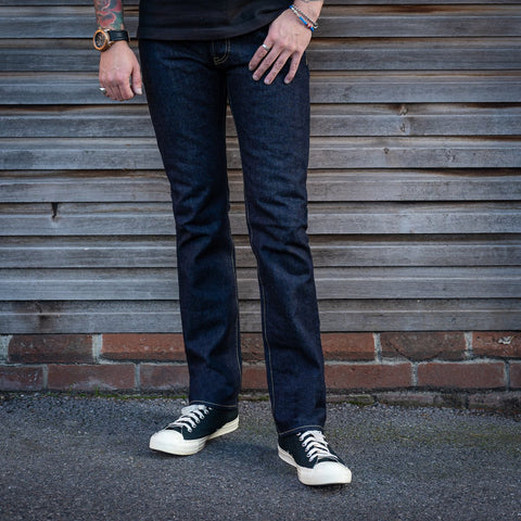 14oz Selvedge Denim Slim Tapered Cut Jeans IH777S-142 - Indigo