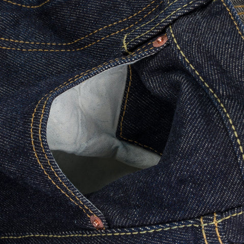 21oz Selvedge Denim Slim Tapered Cut Jeans  IH777S 21oz - Indigo