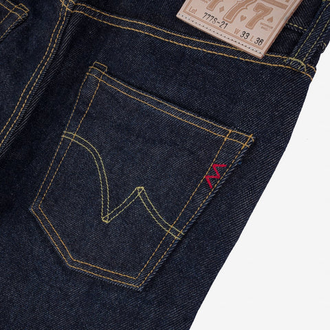 21oz Selvedge Denim Slim Tapered Cut Jeans  IH777S 21oz - Indigo