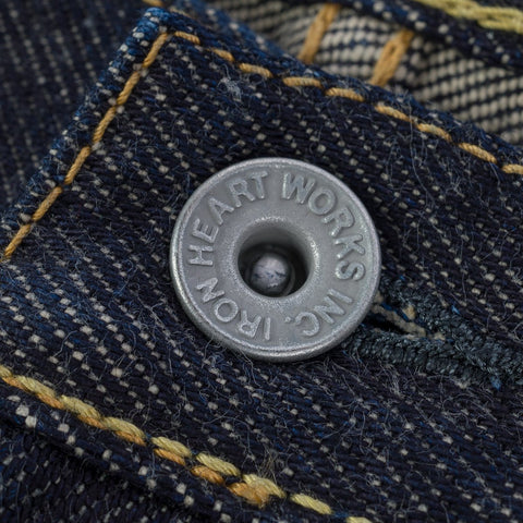 21oz Selvedge Denim Slim Tapered Cut Jeans  IH777S 21oz - Indigo