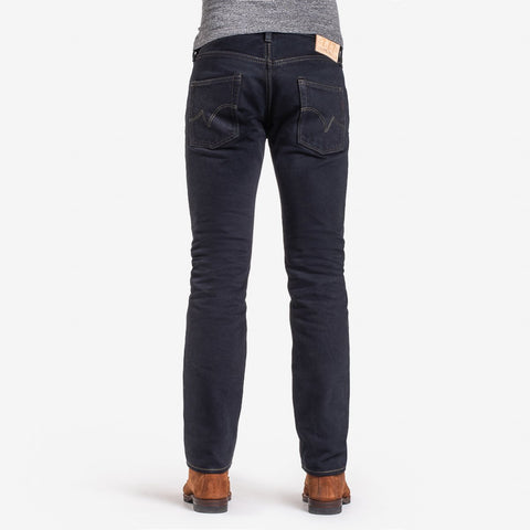 21oz Selvedge Denim Slim Tapered Cut Jeans IH777S 21oz OD - Indigo Overdyed Black