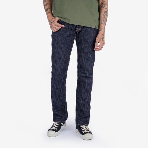 16oz Slubby Selvedge Denim Slim Tapered Cut Jeans IH777S-SLB- Indigo
