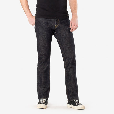 21oz Selvedge Denim Medium/High Rise Tapered Cut Jeans IH888S 21oz - Indigo