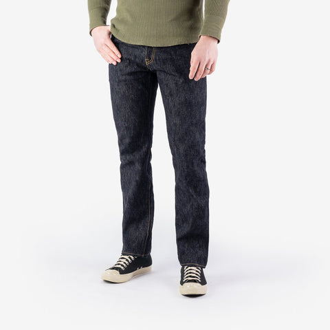 16oz Slubby Selvedge Denim Relaxed Tapered Cut Jeans IH888S-SLB - Indigo
