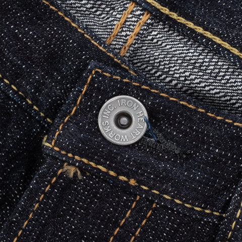 16oz Slubby Selvedge Denim Relaxed Tapered Cut Jeans IH888S-SLB - Indigo