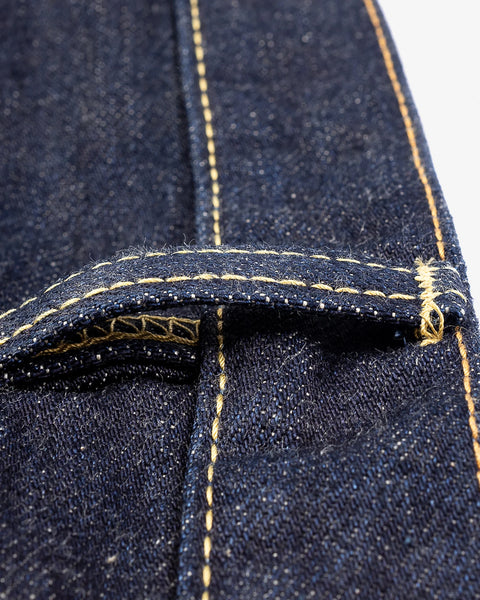 17oz Selvedge Denim Slim Cut Jeans IH555-N - Natural Indigo