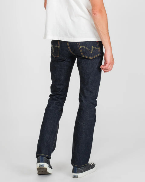 17oz Selvedge Denim Slim Cut Jeans IH555-N - Natural Indigo