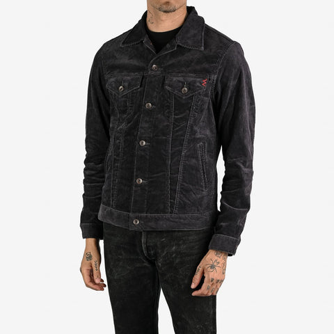 Jaket Jenis III Diubahsuai Corduroy IHJ 69-BLK - Hitam