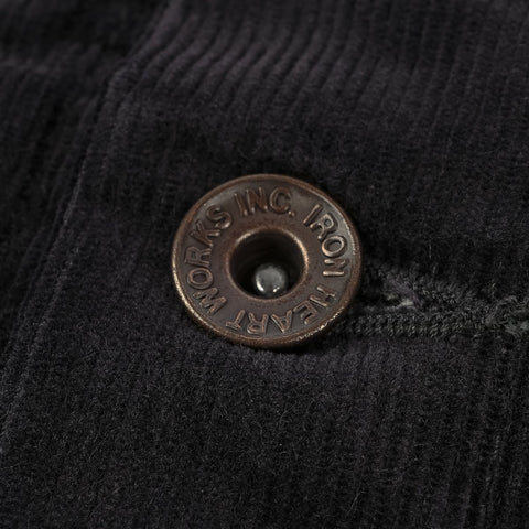 Jaket Jenis III Diubahsuai Corduroy IHJ 69-BLK - Hitam