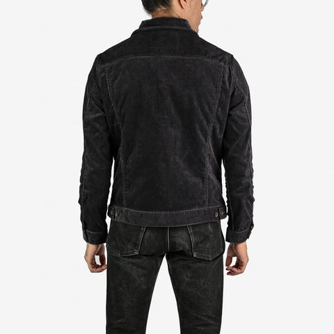 Jaket Jenis III Diubahsuai Corduroy IHJ 69-BLK - Hitam