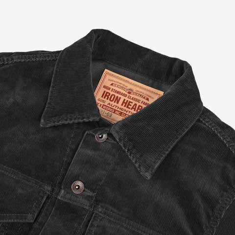 Jaket Jenis III Diubahsuai Corduroy IHJ 69-BLK - Hitam