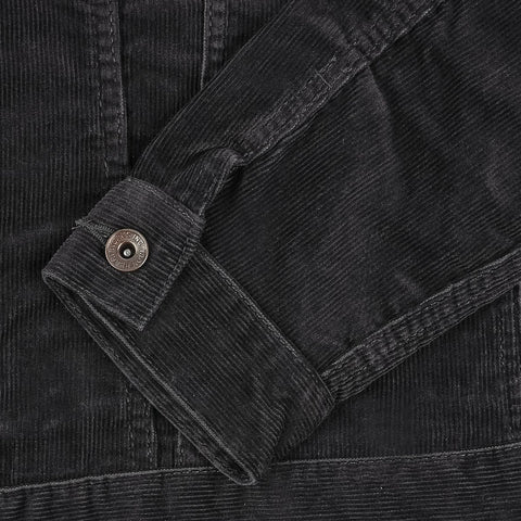 Jaket Jenis III Diubahsuai Corduroy IHJ 69-BLK - Hitam