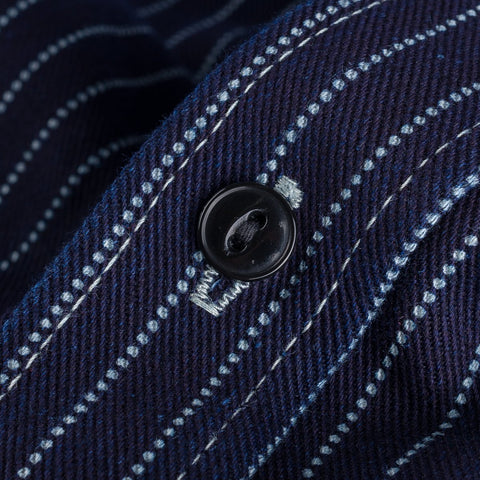 Baju Kerja Wabash 12oz IHSH 266 - Indigo