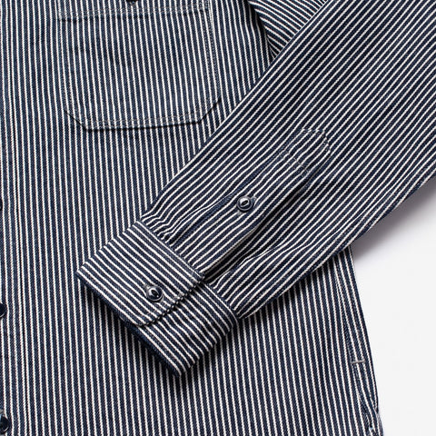 Baju Kerja Belang Hickory 12oz IHSH-274 - Indigo