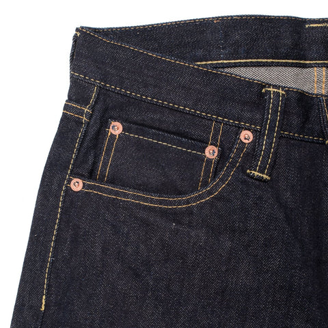 14oz Selvedge Denim Straight Cut Jeans IH-634S-142 - Indigo