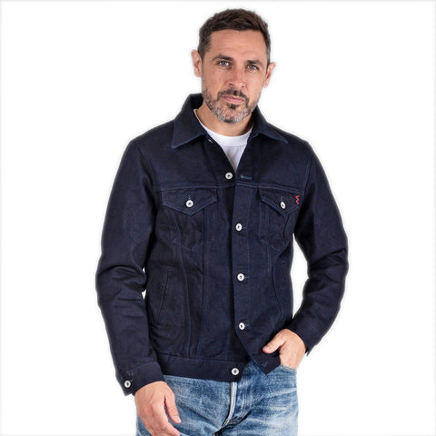 Iron Heart 14oz IH-526J-142ib selvedge type 3 jacket available at Rugged Gentlemen Shoppe