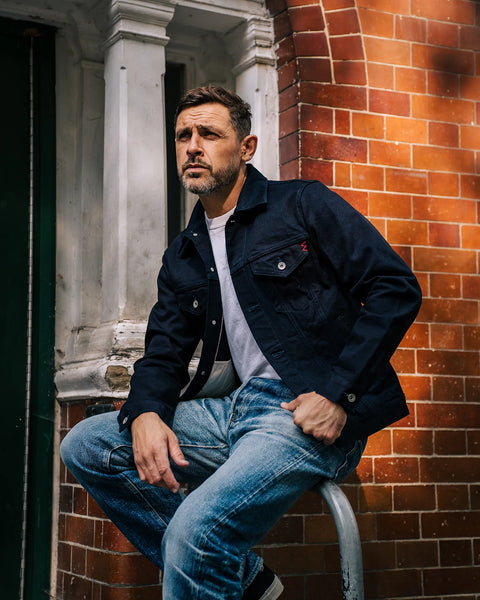 Iron Heart 14oz IH-526J-142ib selvedge type 3 jacket available at Rugged Gentlemen Shoppe
