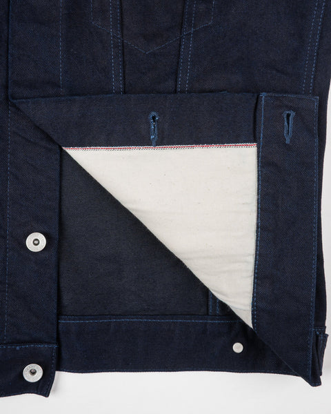 Iron Heart 14oz IH-526J-142ib selvedge type 3 jacket available at Rugged Gentlemen Shoppe