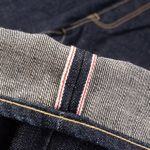 Iron Heart IH-555S-18 in 18oz vintage selvedge denim jeans available at Rugged Gentlemen Shoppe