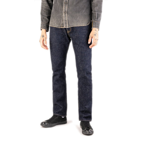 Iron Heart IH-555S-18 in 18oz vintage selvedge denim jeans available at Rugged Gentlemen Shoppe