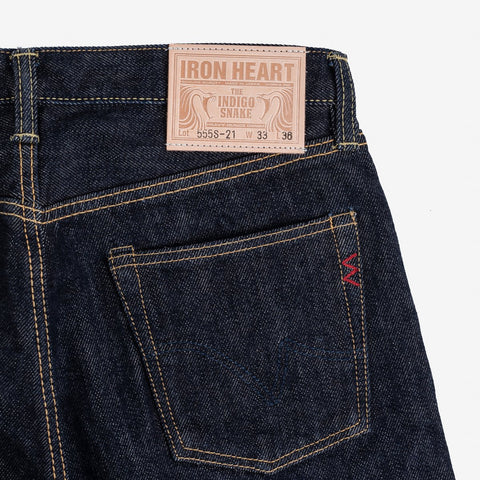 Iron Heart IH-555S-21 in 21oz selvedge denim jeans available at Rugged Gentlemen Shoppe