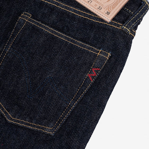 Iron Heart IH-555S-21 in 21oz selvedge denim jeans available at Rugged Gentlemen Shoppe