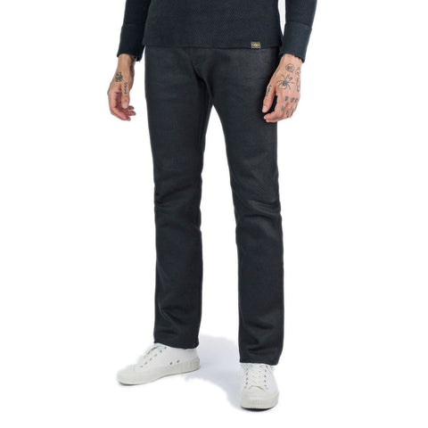 Iron Heart IH-555S-SB in 21oz superblack non-fade selvedge denim jeans available at Rugged Gentlemen Shoppe