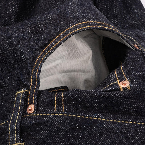 Iron Heart IH-555S-SLB 16oz slubby selvedge denim jeans available at Rugged Gentlemen Shoppe