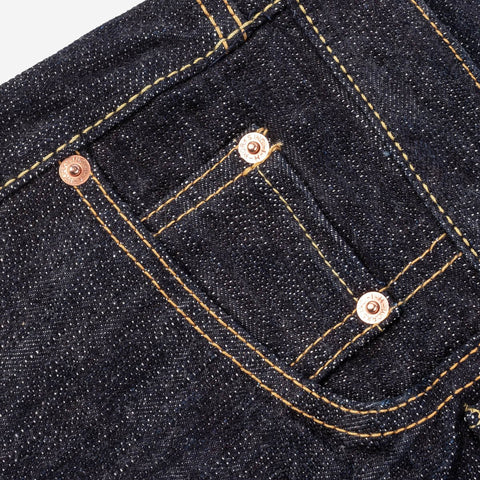 Iron Heart IH-555S-SLB 16oz slubby selvedge denim jeans available at Rugged Gentlemen Shoppe