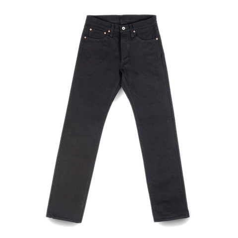 Iron Heart IH-634S-142BB in 14oz black selvedge denim jeans available at Rugged Gentlemen Shoppe