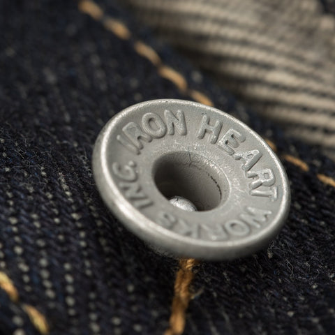 Iron Heart IH-634S in 21oz selvedge denim jeans available at Rugged Gentlemen Shoppe