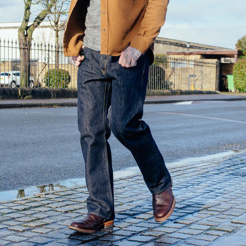 Iron Heart IH-634S in 21oz selvedge denim jeans available at Rugged Gentlemen Shoppe