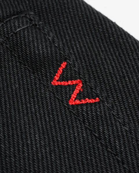 Iron Heart IH-634S-SB in 21oz superblack non-fade selvedge denim jeans available at Rugged Gentlemen Shoppe