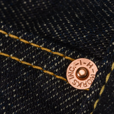 Iron Heart IH-666S-21 in 21oz selvedge denim jeans available at Rugged Gentlemen Shoppe