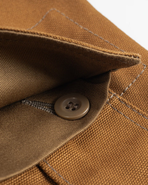 Iron Heart IH-743-BRN 17oz Duck Cargo Pants Brown in Rugged Gentlemen Shoppe