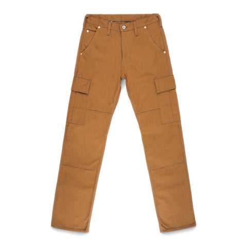Iron Heart IH-743-BRN 17oz Duck Cargo Pants Brown in Rugged Gentlemen Shoppe
