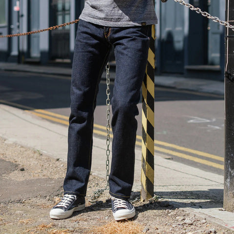 Iron Heart IH-777N in 17oz natural indigo selvedge denim jeans available at Rugged Gentlemen Shoppe