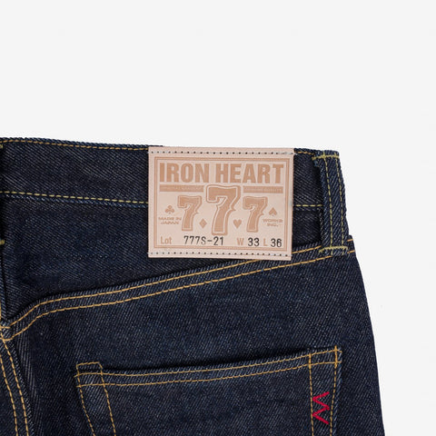 Iron Heart IH-777S-21 in 21oz selvedge denim jeans available at Rugged Gentlemen Shoppe