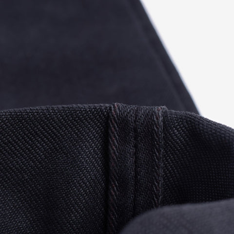 Iron Heart IH-777S-21od in 21oz indigo overdyed black selvedge denim jeans available at Rugged Gentlemen Shoppe